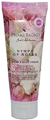 Крем для рук і тіла "Німфа троянд" - Primo Bagno Nymph Of Roses Hand & Body Cream — фото N1