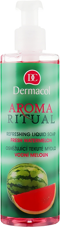 Жидкое мыло "Свежий арбуз" - Dermacol Aroma Ritual Liquid Soap Fresh Watermelon — фото N1