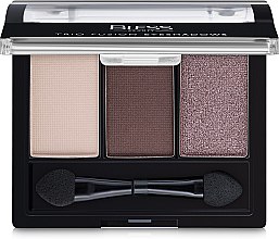 Парфумерія, косметика УЦІНКА! Потрійні тіні для повік - Bless Beauty Trio Fusion Eyeshadows *