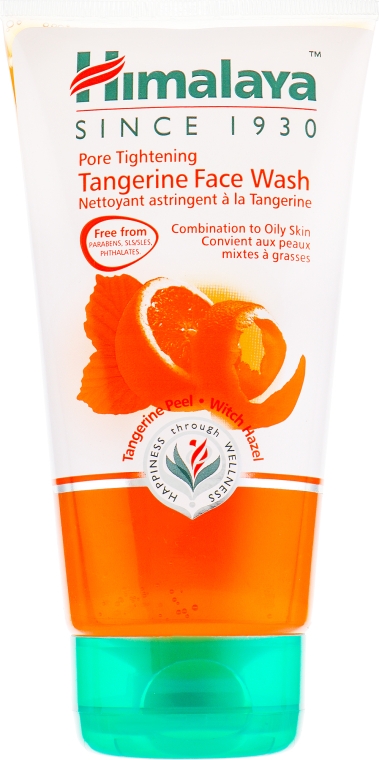 Очищаючий гель для вмивання з мандарином - Himalaya Herbals Tangerine Face Wash — фото N1