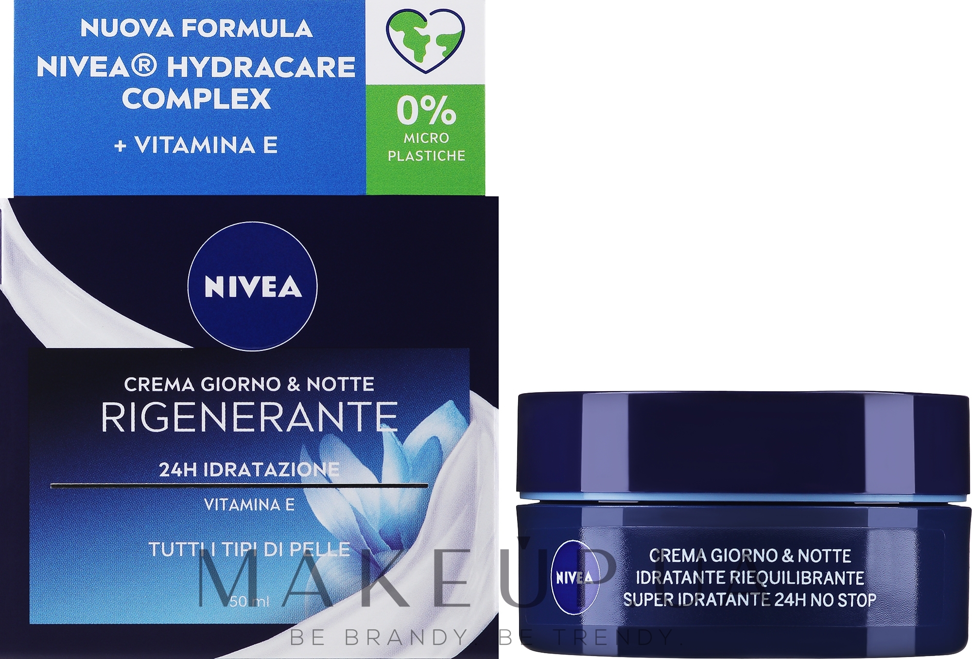 Восстанавливающий ночной крем с витамином Е - NIVEA 24H Regenerating Night Cream With Vitamin E — фото 50ml