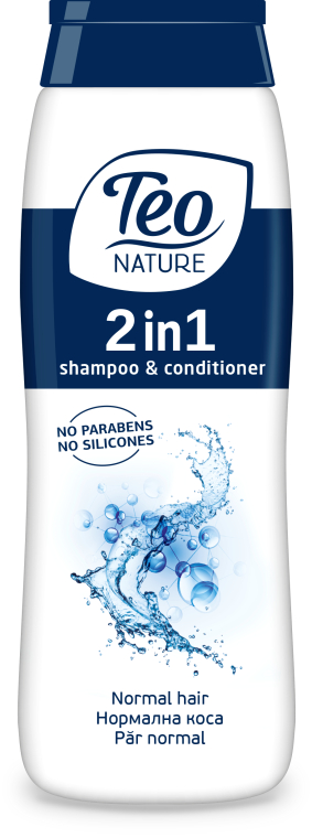 Шампунь-бальзам для волос - Teo Nature 2in1 Shampoo & Conditioner Aqua