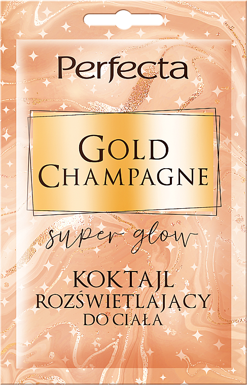 Сяйний коктейль для тіла - Perfecta Gold Champagne Super Clow — фото N1