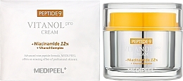 Лифтинг-крем с пептидами и 12% ниацинамида - Medi-Peel Peptide 9 Vitanol Pro Cream — фото N2