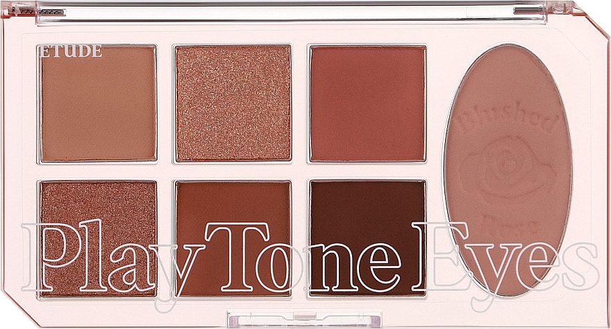 Палетка теней для век - Etude Play Tone Eye Palette Blushed Rose — фото N2