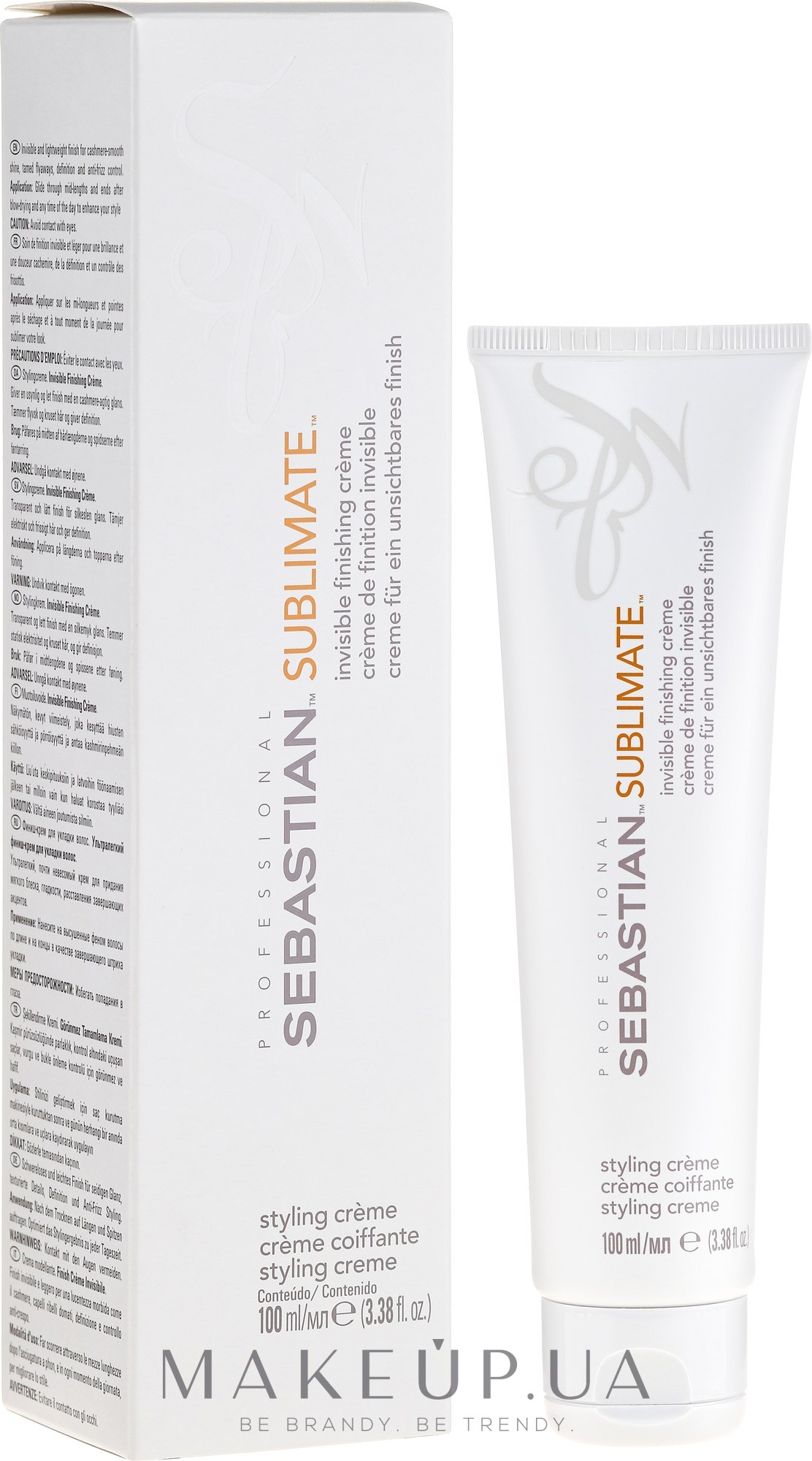 Фініш-крем для укладання волосся - Sebastian Professional Sublimate Invisible Finishing Cream — фото 100ml