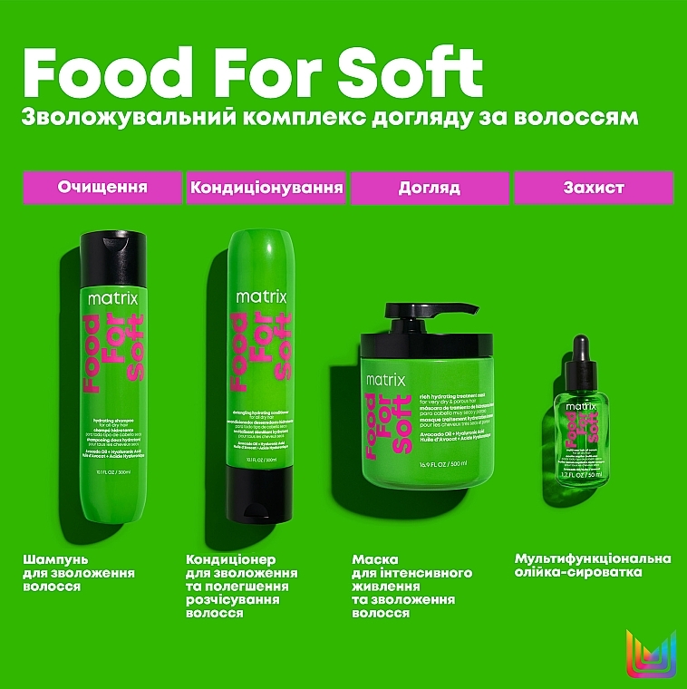 УЦІНКА Шампунь для зволоження волосся - Matrix Food For Soft Hydrating Shampoo * — фото N5