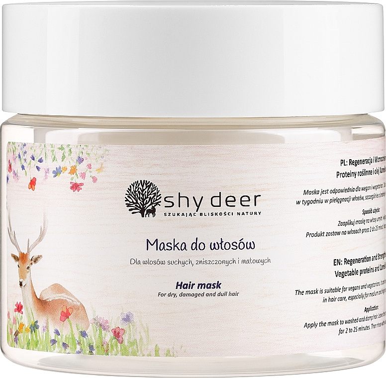 Маска для сухих и поврежденных волос - Shy Deer Hair Mask — фото N1