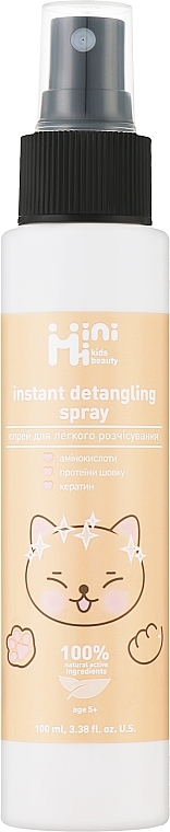 Спрей для легкого розчісування - Minimi Kids Beauty Instant Detangling Spray — фото N1