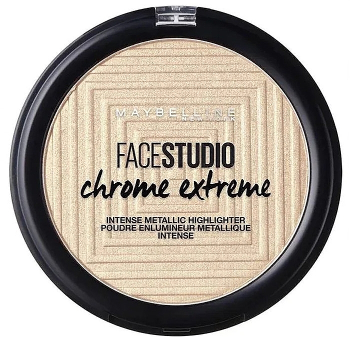 Хайлайтер для обличчя - Maybelline New York Face Studio Chrome Extreme — фото N1