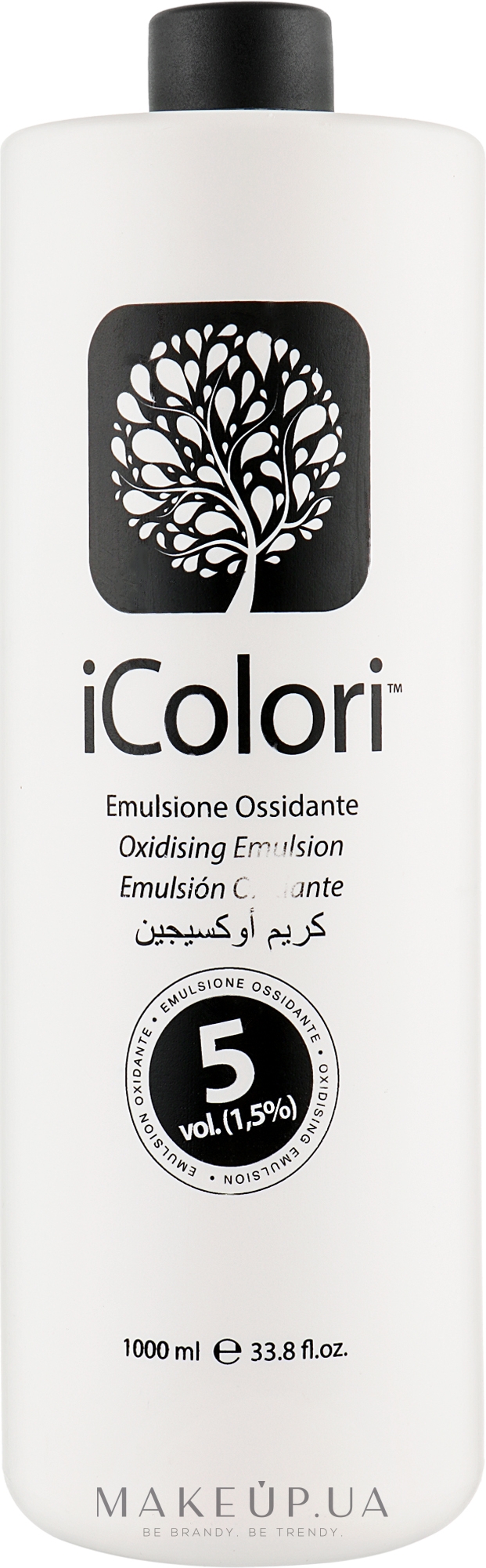 Окислитель для крем-краски 5VOL - iColori Hair Care Oxidizer (1000ml) — фото 1000ml