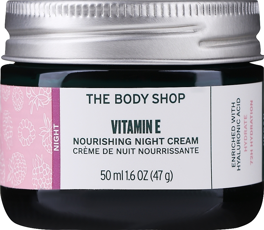Нічний живильний крем для обличчя "Вітамін Е" - The Body Shop Vitamin E Nourishing Night Cream — фото N2