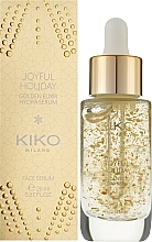 Сыворотка для лица - Kiko Milano Joyful Holiday Golden Elixir Hydra Serum — фото N2