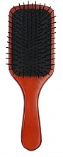 Гребінець для волосся дерев'яний з нейлоновою щетиною, 22 см - Disna Pharma — фото N1