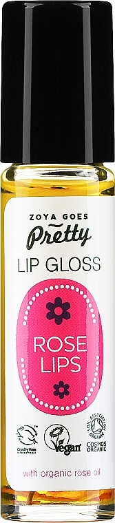 Блиск для губ "Троянда" - Zoya Goes Lip Gloss Rose Lips — фото N1