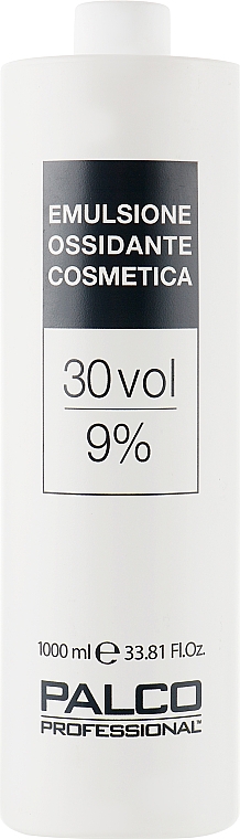 Окислительная эмульсия 30 объемов 9% - Palco Professional Emulsione Ossidante Cosmetica — фото N3
