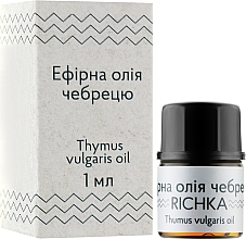 Ефірна олія чебрецю - Richka Thymus Vulgaris Oil — фото N1