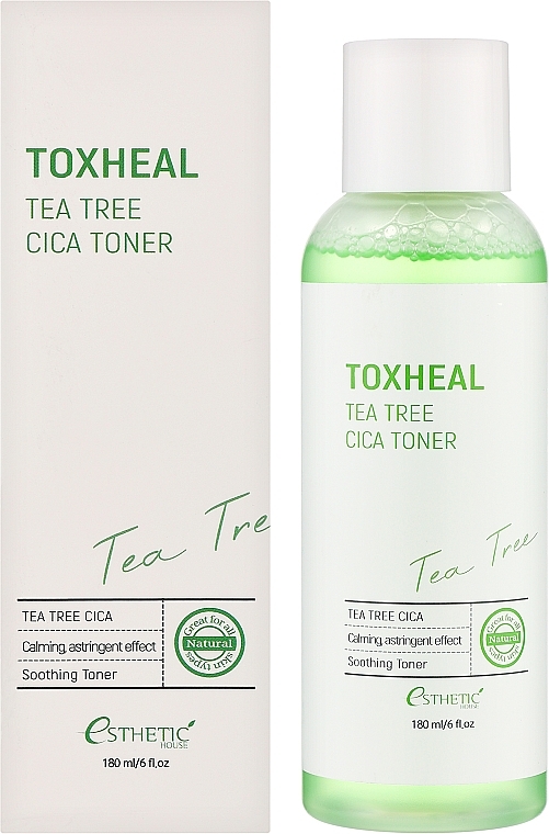 Тонер для обличчя - Esthetic House Toxheal Tea Tree Cica Toner — фото N2