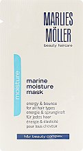 Парфумерія, косметика Зволожувальна маска - Marlies Moller Marine Moisture Mask (пробник)