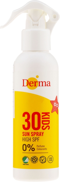 Сонцезахисний крем для дітей - Derma Kids Sun Spray SPF30 — фото N2