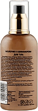 Молочко з шимером для тіла - HD Hollywood Shimmer Body Milk Mocco SPF 10 — фото N3