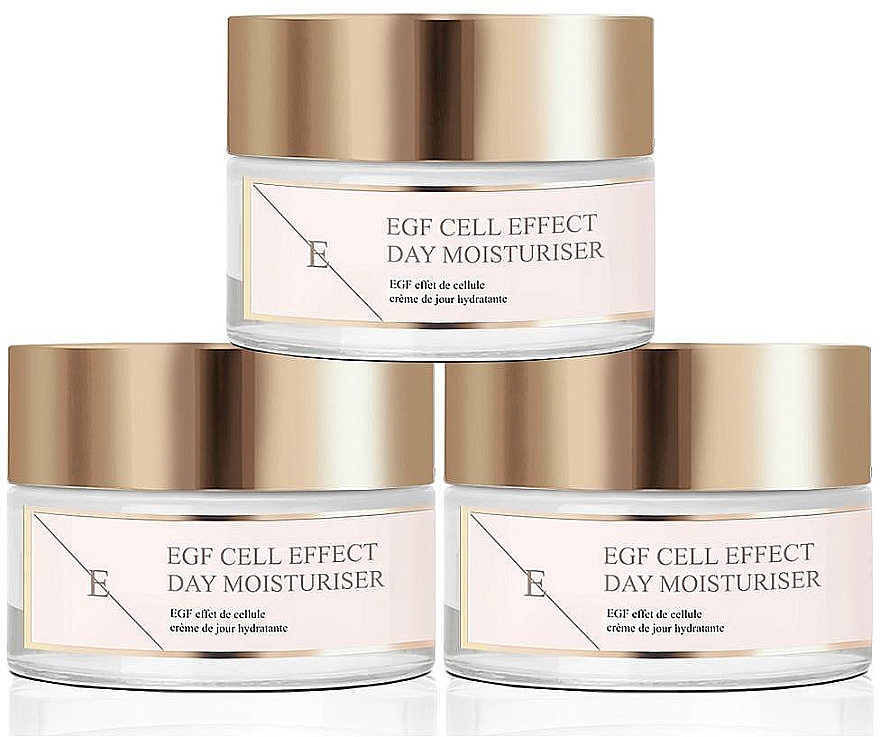 Набір - Eclat Skin London EGF Cell Effect Day Moisturiser Set (f/cr/3x50ml) — фото N2
