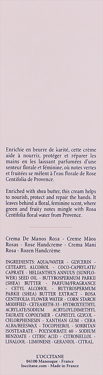 Крем для рук - L'Occitane Rose Hand Cream — фото N3