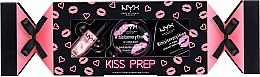 Парфумерія, косметика NYX Professional Makeup Kiss Prep Set (lip/scr/14g + lip/balm/12g + lip/oil/8ml) * - NYX Professional Makeup Kiss Prep Set (lip/scr/14g + lip/balm/12g + lip/oil/8ml) *