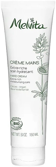 Екстранасичений крем для рук - Melvita Extra Rich Hand Cream — фото N1