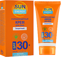 Парфумерія, косметика УЦІНКА Сонцезахисний крем для обличчя - Sun Energy Aloe Vera Cream SPF 30 *