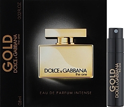 Dolce & Gabbana The One Gold Eau Intense - Парфюмированная вода (пробник) — фото N1