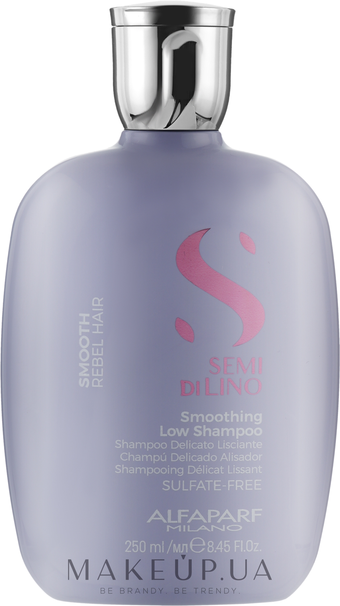 Шампунь для розгладжування волосся - Alfaparf Semi di Lino Smooth Smoothing Shampoo — фото 250ml