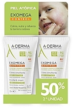 Духи, Парфюмерия, косметика Набор - A-Derma Exomega Control Emollient Cream Anti-Scratching (b/cr/2x50ml)