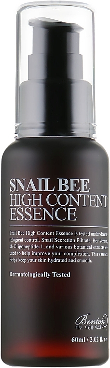 УЦЕНКА Эссенция с высоким содержанием муцина улитки и пчелиным ядом - Benton Snail Bee High Content Essence * — фото N1