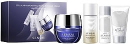 Набір - Sensai Cellular Performance (cr/40 ml + mousse/30 ml + oil/30 ml + soap/30 ml) — фото N1