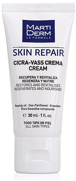 Відновлювальний крем для тіла - MartiDerm Skin Repair Cicra-Vass Cream — фото N1