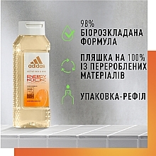 Гель для душа - Adidas Active Skin & Mind Energy Kick Shower Gel Orange Essential Oil — фото N7