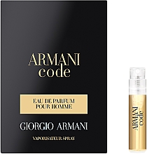 ПОДАРУНОК! Giorgio Armani Armani Code - Парфумована вода (пробник) — фото N1