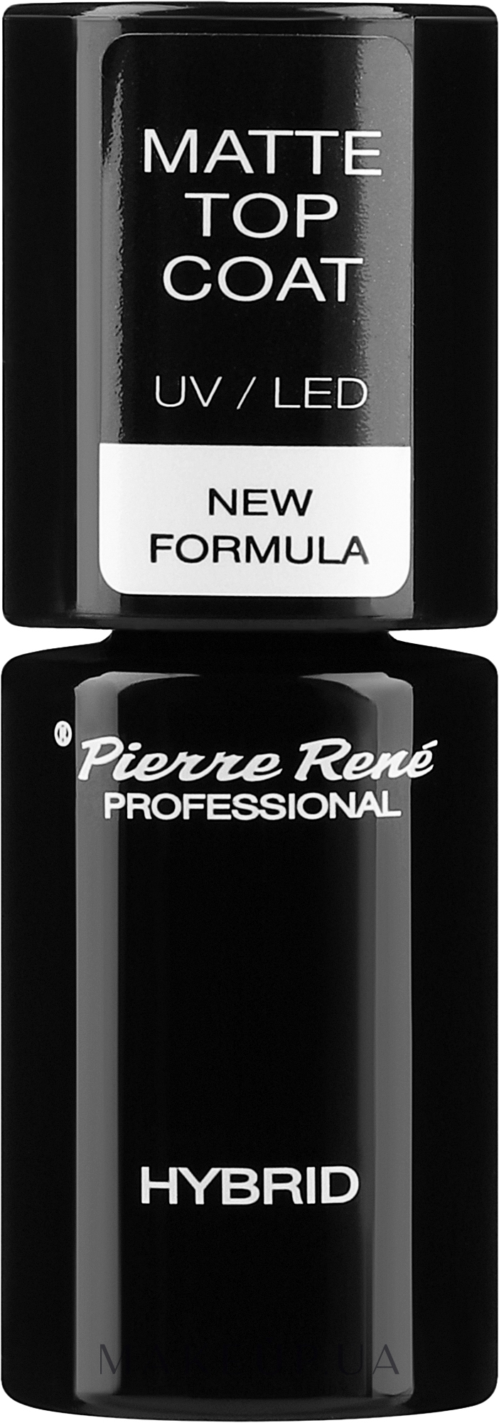 Матовый топ для гибридного лака - Pierre Rene Hybrid Matte Top Coat — фото 6ml