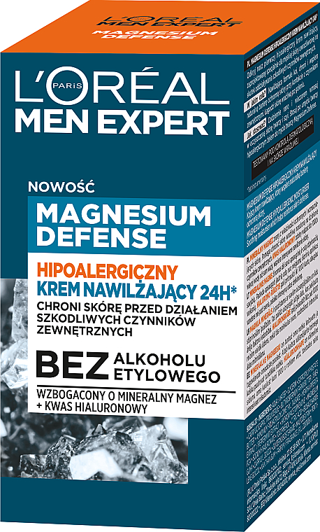 Гипоаллергенный увлажняющий крем для лица - L'Oréal Paris Men Expert Magnesium Defense — фото N3