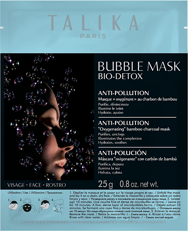 Очищаюча детокс-маска для обличчя - Talika Bubble Mask Bio-Detox — фото N1