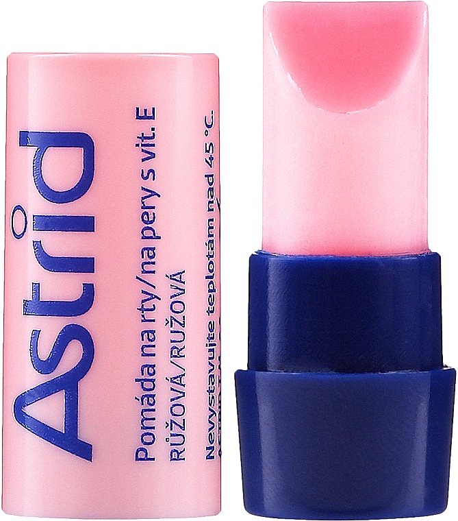 Бальзам для губ з вітаміном Е - Astrid Lip Salve with Vitamin E Pink — фото N1