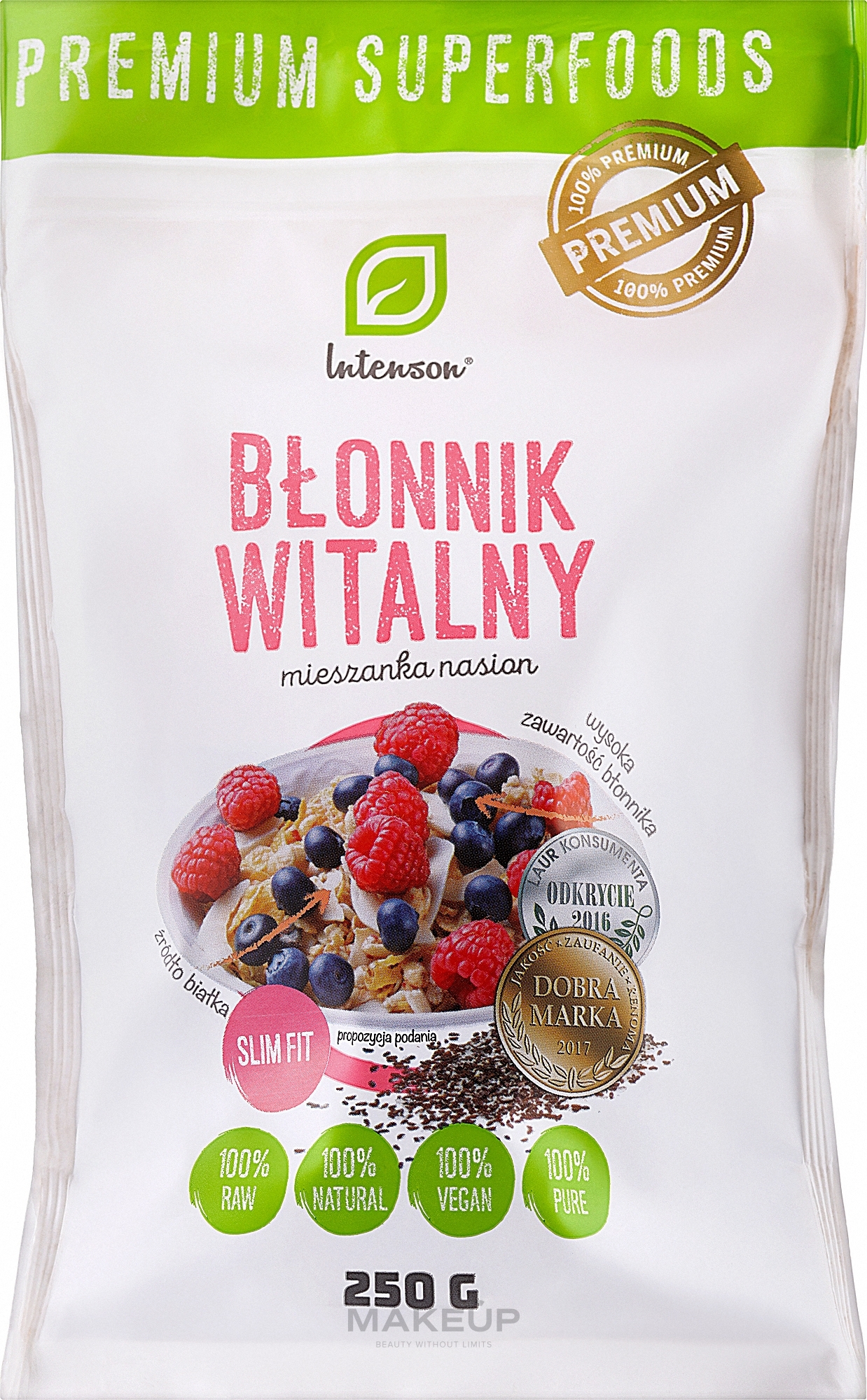 Дієтична добавка "Клітковина з насіння подорожника" - Intenson Vital Fibre Seed Mix — фото 250g