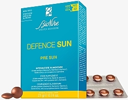 Харчова добавка перед перебуванням на сонці - BioNike Defence Sun Pre Sun Food Supplement — фото N2