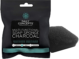 Багатофункціональна мильна губка з деревним вугіллям - Daily Concepts The Multi Functional Soap Sponge Charcoal — фото N2