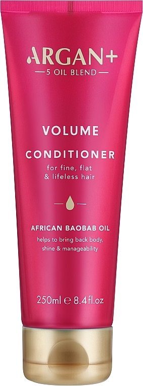 Кондиционер для объема волос - Argan+ African Baobab Oil Volume Conditioner — фото N1