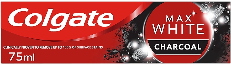 Зубна паста Відбілююча з активованим вугіллям і полірувальними мінералами - Colgate Max White — фото N4