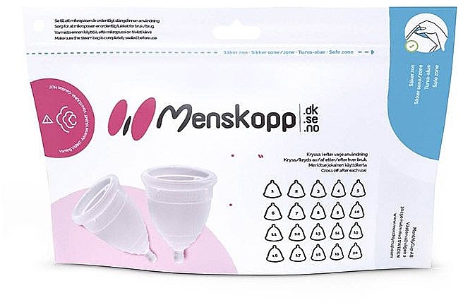 Очистка менструальной чаши - Menskopp Monthly Cup Micro — фото N1