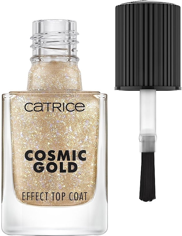 Верхнє покриття для лаку - Catrice Cosmic Gold Effect Celestial Light Top Coat — фото N1