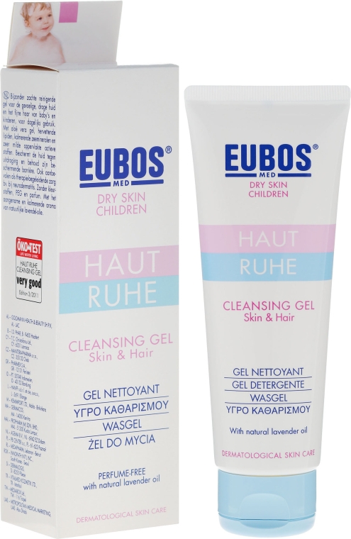 Гель для тіла, дитячий - Eubos Med Dry Skin Children Cleansing Gel — фото N1